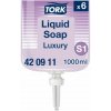 Tekuté mydlo TORK luxusné jemné 1 l fialové S1