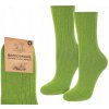 Ponožky Bez Tlaku Vlna Jahňacia Merino CERBER Limetkové 39-41