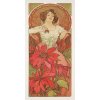 Plagát, Obraz - The Precious Stones: Ruby, 1900, Alfons Mucha, 20 × 40 cm