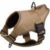 Taktický postroj pro psa Oxford Premium Velikost: L, Barva: Savana