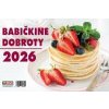 Babičkine dobroty 2026 - stolový týždenný kalendár - autor neuvedený