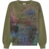 Deha Svetre Graphic Comfy Sweatshirt Zelená