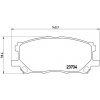 Sada brzdových platničiek, vždy 4 kusy v sade BREMBO P 83 067 (P83067)