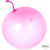 FunPlay FP-8067 Balónová lopta, Bublinová lopta 50 cm, ružová