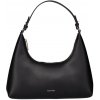 Dámska taška Calvin Klein FOIL LOGO SHOULDER BAG Čierna,Zlatá