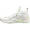 Dámska halová obuv Mizuno, WAVE MOMENTUM 3 MID W biela,svetlo zelená, 36.5 EU