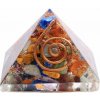 Nefertitis Orgonit pyramída čakrová NF4670 - 4 x 4 cm
