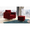 Kreslo MIA červené - DREAM VELVET 202.10