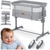 Detská skladacia cestovná postieľka pre bábätká Nukido 0-5 m 9 kg
