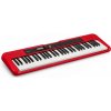 Casio CT-S200 MIDI klávesový nástroj 61 klíče/klíčů USB Červená, Bílá