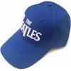 Rock Off The Beatles Unisex Baseball Cap: Drop T Logo Mid Blue