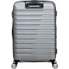 American Tourister FLASHLINE SPINNER 67/24 EXP TSA, 69-75 l - stredný rozšíriteľný kufor 149768 - Sky Silver- Flashline 149768