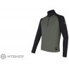 Sensor Coolmax Thermo mikina, olive green/čierna M