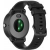 eses Jednofarebný silikónový remienok pre smart hodinky 22 mm Farba: čierna