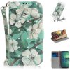 Peňaženkové 3D puzdro na Motorola Moto G8 Plus - Watercolor Flowers