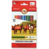 Pastelky trojhranné Koh-i-noor Triocolor 12 kusov