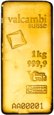 Valcambi zlatý zliatok 1 kg