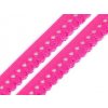 Guma ozdobná šírka 15 mm pink 25m