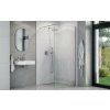 BESCO - Walk-in sprchovací kút AVEO - FARBA rámu - Chróm / Leštený hliník (ALU), Pevná stena - Bez pevnej steny, Rozmer A - 140, Rozmer C - 195, Výplň - Číre bezpečnostné sklo - 8 mm BCAVEO140