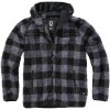 BRANDIT bunda Teddyfleece Worker Čierno-šedá Veľkosť: 4XL