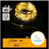 Aigostar LED vianočný reťazec 40xLED/2x3V 4m teplá biela B10303K0X