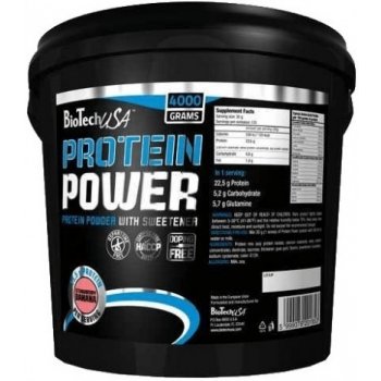 BioTech USA Protein Power 4000 g od 59,99 € - Heureka.sk