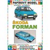 Papierový model - Škoda Forman