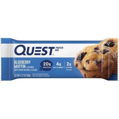 Quest Nutrition Protein Bar čučoriedkový muffin 60 g