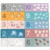 Viga Drevené puzzle s číslami 22x13x5 plnofarebný motív