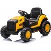 Beneo Licencovaný elektrický Báger Caterpillar, Jednomiestny, žltý, USB vstupom na MP3 Prehrávači, Zadným pohonom s 2 x 30W Motormi a Lítiovou batériou