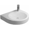 Duravit Architec - Umývadlo bezbariérové, 57x52 cm, bez prepadu, otvor na batériu vpravo, biela 0443580008