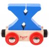 Bigjigs Rail Vagónik drevené vláčikodráhy - Písmeno X
