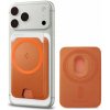 Spigen SPIGEN VALENTINUS MAGFIT+ MAGSAFE UNIVERSAL MAGNETICKÝ POUZDRO NA VARETNÍ KARTY METALICKÝ ORANŽOVÝ