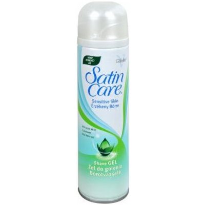Gillette Satin Care Sensitive Skin Aloe Vera dámsky gél na holenie 200 ml
