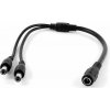XtendLan Napájecí kabel/splitter 1 na 2, jack 2,1mm