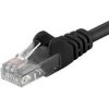 PremiumCord sputp005C patch UTP, RJ45-RJ45, level 5e, 0,5m, černý