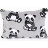 MKLozkoviny.sk Obliečka na vankúš mikroplyš Exclusive 40 × 60 cm - Panda- -