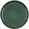 Bitz Zelený/čierny dezertný kameninový tanier 21 cm Gastro Green/Black