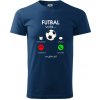 Futbal volá - Klasické pánske tričko vyššej gramáže - M ( Polnočná modrá )