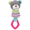 Trixie Junior plyšový medvedík s plastovým krúžkom so zvukom 23 cm