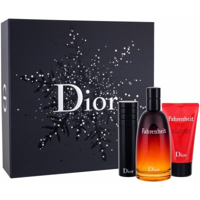 Christian Dior Fahrenheit Men EDT 100 ml + sprchový gél 50 ml + EDT 10 ml darčeková sada