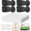 Hilook monitorovacia súprava 4 IP kamery IPCAM-B4-P Black 2K+
