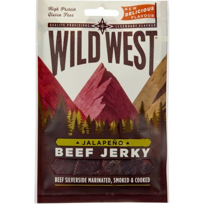 Wild West Beef Jerky Jalapeño sušené mäso hovädzie 25 g