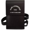Karl Lagerfeld Saffiano Rue Saint Guillaume Wallet Phone Bag Black Nové