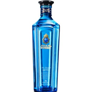 Star of Bombay London Dry Gin 47,5% 0,7 l (čistá fľaša)