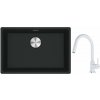 Súprava granitový drez Franke Maris 125.0687.256, kuchynská batéria Franke Lina 115.0626.081