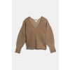 SVETER DKNY L/S TRANSFER RIB V N TAUPE/CHINO KHAKI