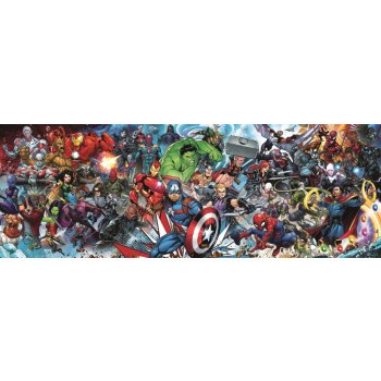 Trefl Panoramatické Svět Marvelu 1000 dielov