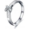 Strieborný prsteň Royal Fashion HA-XJZ006-SILVER-MOISSANITE-ZIRCON Veľkosť: 8 (EU: 57-58)