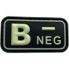 WARAGOD nášivkaB NEG PVC Patch Glow in the Dark